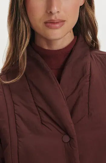 Varley Tilley Light Padded Jacket - Brown