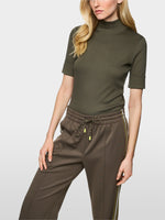 Basic shirt in stretch cotton