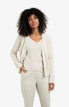 Yaya Cardigan with Sequin Spencer - Cloud Grey