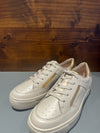 Paul Green leather cream and gold runner