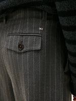 Tommy Hilfiger Pinstripe Loose Straight Trouser