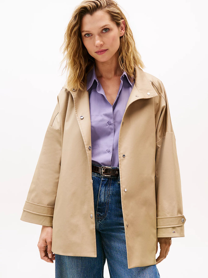 Tommy Hilfiger Water Repellent Oversized Car Coat