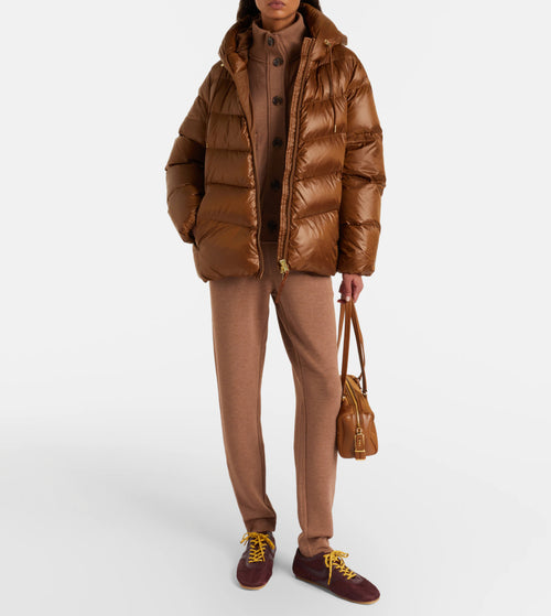 Varley Madeline Lightweight Down Jacket - Brown