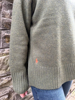 Ralph Lauren Wool Cashmere Roll Neck Jumper - Spruce Heather