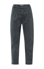 Yaya Trousers with pleats and chino pockets - Oyster Black