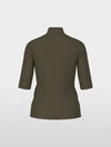 Basic shirt in stretch cotton
