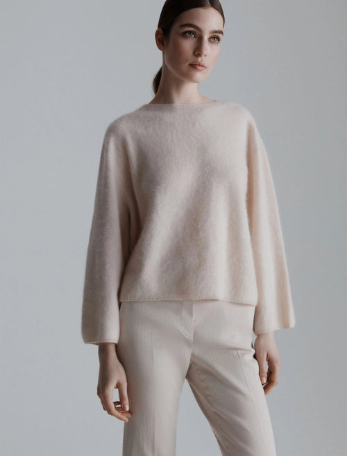 Marella wool and cashmere cream sweater - NANTI