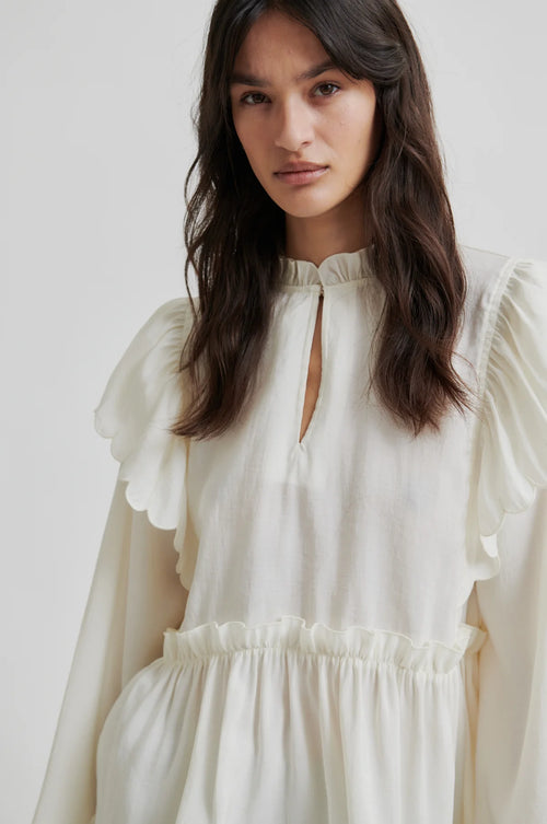 Second Female Terra Frill Blouse - Cream