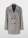 Marc Cain Double Breasted Wool Coat