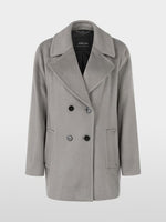 Marc Cain Double Breasted Wool Coat