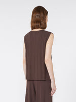 Weekend Maxmara Plissé top - brown