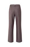Yaya Shiny Woven Trousers - Fudge Purple Dessin