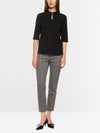 Marc-Cain Shirt with sparkling flowers