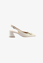 Högl JENNIFER ankle strap ballet pumps creme