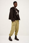 Ba&sh Veste Kove Brown Short Wool Coat