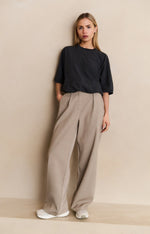 YAYA Short sleeve top with balloon hem