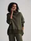 Varley Barker High-Neck Sweat - Olive