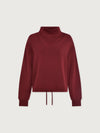 Varley Betsy Sweat Top - Maroon