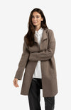 Yaya Long coatigan with patch pockets