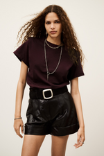 Ba&sh Pio tshirt - Bordeaux