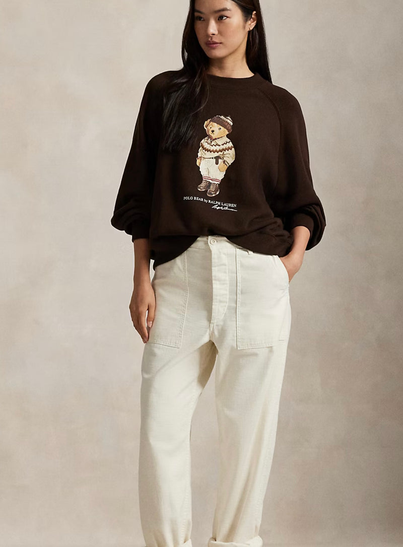 Ralph Lauren Polo Bear Fleece Crewneck Sweater