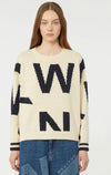 Weekend MaxMara Pattern Knit Crewneck Sweater