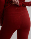 Varley Always Warm Base Layer Legging - Red Dahlia Marl