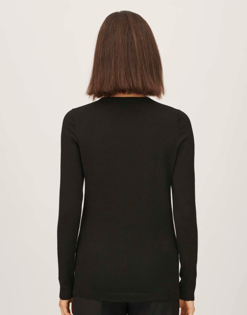 Bella Freud Merino Wool Jumper - Black