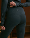 Varley Always Warm Stirrup Legging - Black Marl