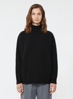 Weekend Max Mara Wool Knit Turtleneck Jumper - Black