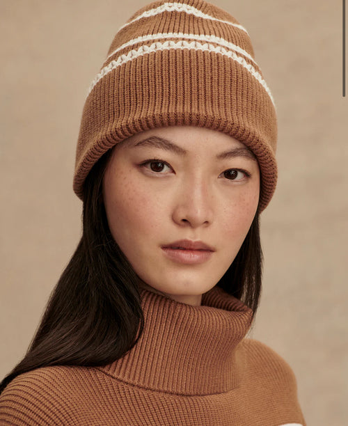 Varley Ronan Stitch Stripe Beanie