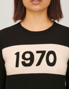 Bella Freud Merino Wool Jumper - Black
