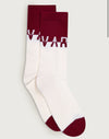 Varley Stellar Colour Block Sock - Red Dahlia