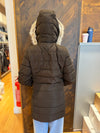 Tommy Hilfiger brown puffer coat