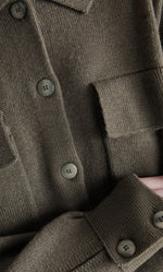Marella Brenta Cashmere Cardigan - Olive