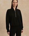 Varley Sally Half Zip Sweat - Black