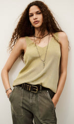 Ba&sh zuani gold top