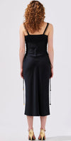Hayley Menzies Black silk Dress