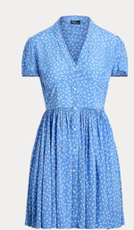 Ralph Lauren Floral Print Crepe Dress