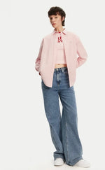 Tommy Jeans Pinstripe Linen Relaxed Shirt