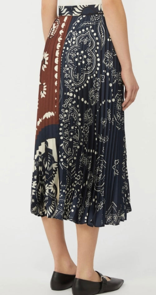 Weekend MaxMara Printed Twill Skirt