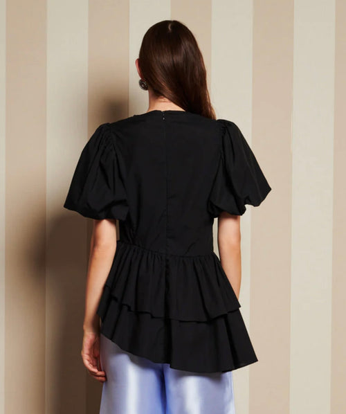Sister Jane Pantry Rose Blouse - Black