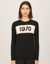 Bella Freud Merino Wool Jumper - Black