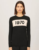 Bella Freud Merino Wool Jumper - Black