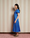 Sister Jane Oriel Jacquard Midi Dress - Cobalt Blue