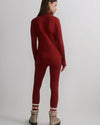 Varley Always Warm Base Layer Legging - Red Dahlia Marl