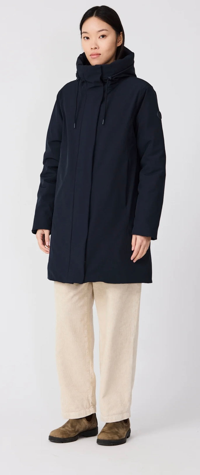 Tanta Sturm Waterproof Softshell Puffer - Navy