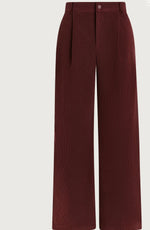 Varley Floris Wide Leg 32 - Burgundy