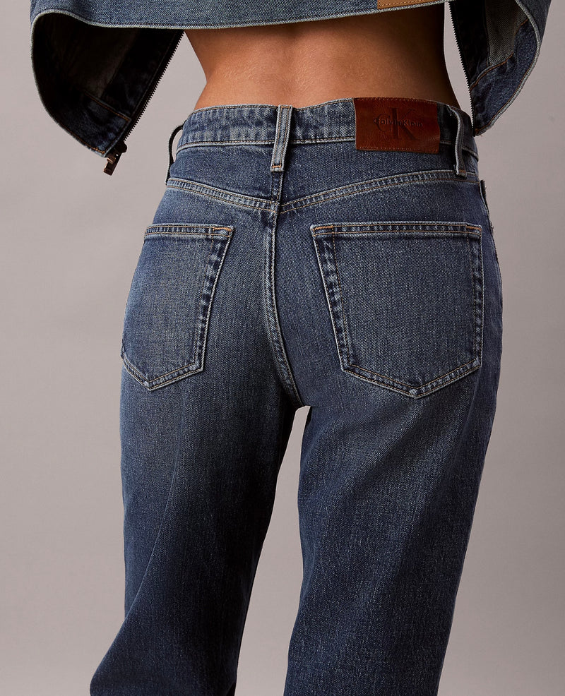Calvin Klein High Rise Straight Jean