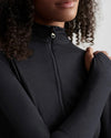 Varley Always Warm Half-Zip Base Layer - Black Marl